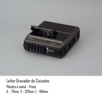 Leitor gravador de cassetes philips