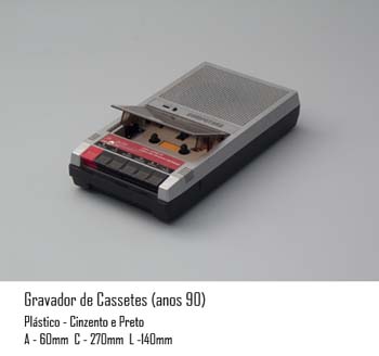 gravador de cassetes